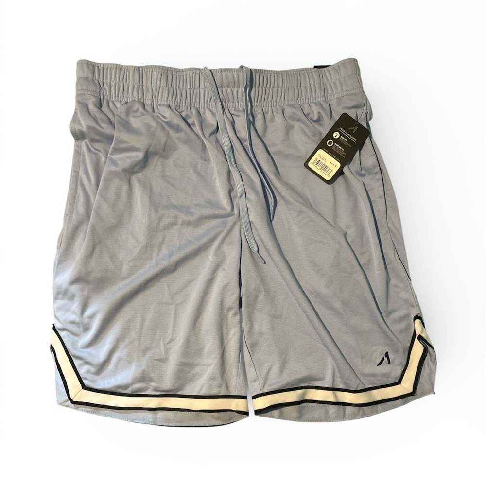 Men's Light Blue Athletic Shorts